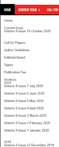 List of past issues on IJARCET website